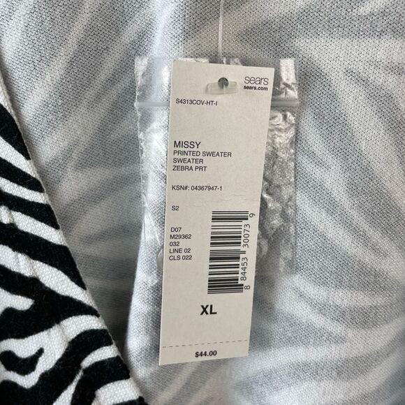 NWT Covington Two-Piece Button Down Top and Matching Sleeveless Sweater Size XL - Picture 7 of 12